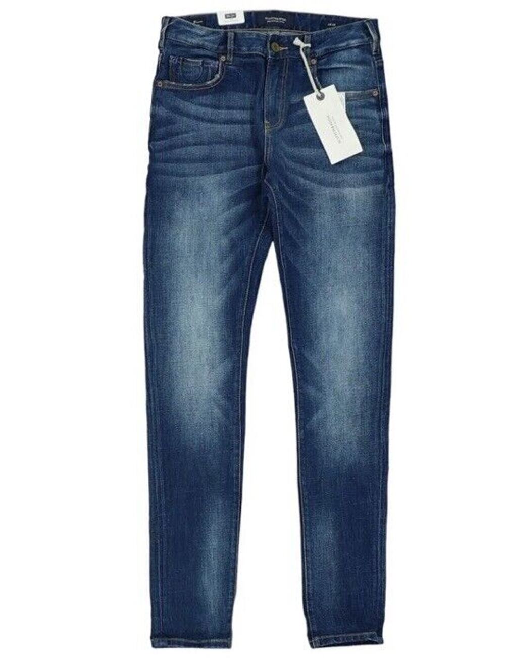 Scotch & Soda Navy Solid Slim Jeans 30 X 34 NWT